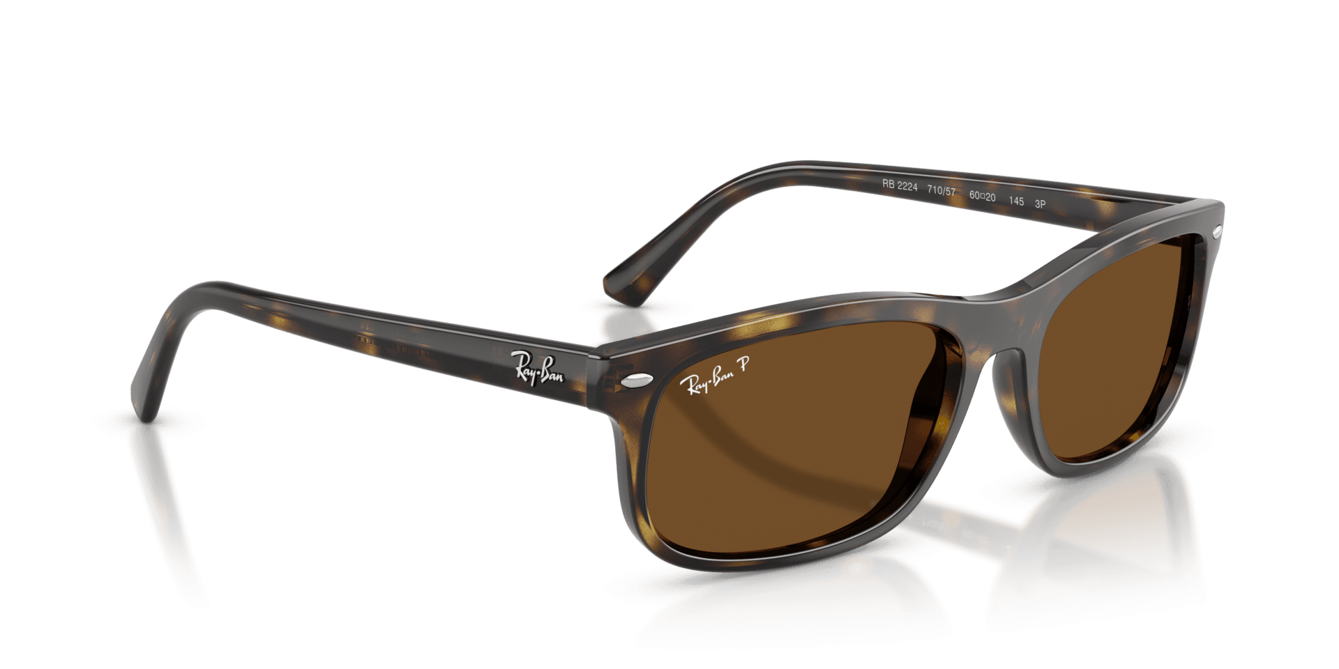 Ray-Ban RB2224 UNISEX SUNGLASSES Brown Polarized